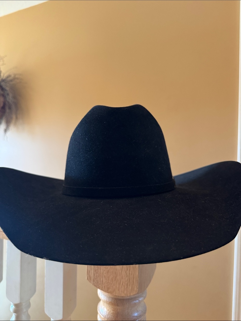 Men's American Hat Company 40X Black Felt Western Cowboy Hat - Timeless Classic